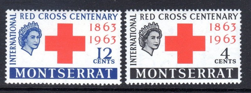 MONTSERRAT  - 1963 -Red Cross  - MINT  LIGHTLY HINGED - 