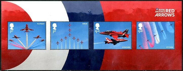 HERRICKSTAMP GREAT BRITAIN Sc.# 3710 Royal Air Force Centenary S/S