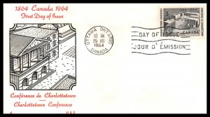 Canada 431 Charlottetown Conference H & E Pencil FDC