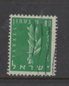 Israel  Scott #  124  used  simgle