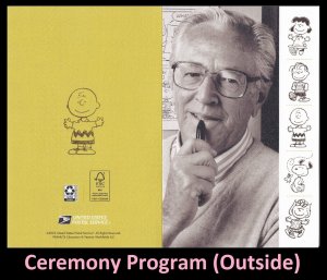US 5726d Charles M Schulz Sally Brown Ceremony Program FDC 2022