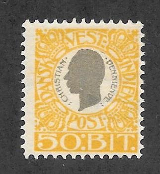 Danish West Indies (DWI) Scott #36 Mint 50b 2018 CV $10.00