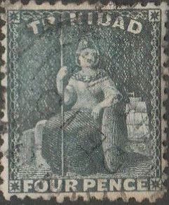 Trinidad,  #51 Used  From 1864-72