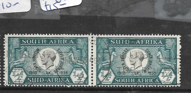 SOUTH AFRICA  (PP1701B) KGV  SILVER JUBILEE 1/2D SG 65  VFU