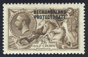 Bechuanaland 1923 Seahorse 2s6d chocolate-brown (Bradbury) MLH. SG 88. Sc 94