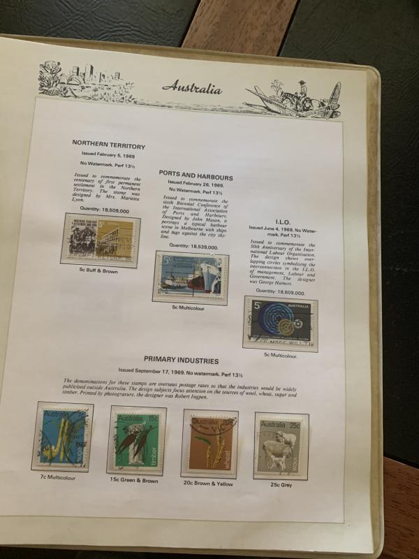 Australia Collection from 1927 to 1978 Used Cat. Value $575