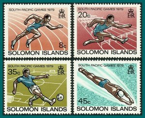 Solomon Islands 1979 South Pacific Games, MNH  #389-392,SG380-SG383