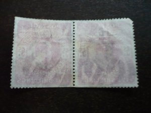 Stamps - Great Britain - Scott# 140 - Used Pair of Stamps