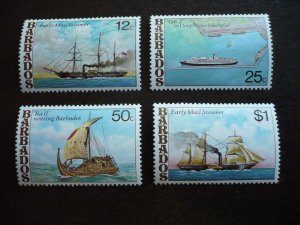 Stamps - Barbados - Scott# 487-490 - Mint Never Hinged Set of 4 Stamps