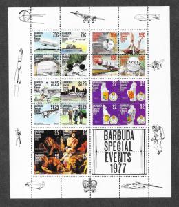 Barbuda 322a Mint NH MNH Souvenir Sheet Special Events!