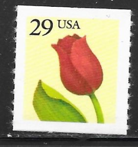 USA 2525: 29c Tulip, coil single, MNH, VF