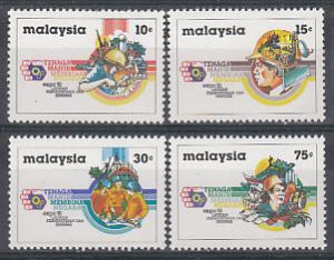 Malaysia 1981 Sc 221-4 Industrial Training MNH