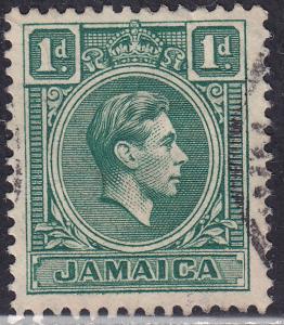 Jamaica 149 USED 1951 King George VI 1d