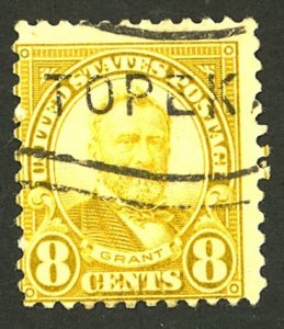 U.S. #640 USED