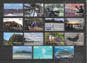 COOK ISLANDS-CLEARANCE #1367-81 TOURISM MNH