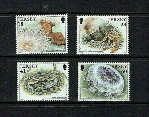 Jersey: 1994  Marine Life,   MNH set