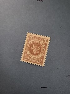 Stamps Memel N18 never hinged