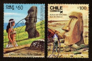 Chile #719-720 used