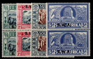 SOUTH WEST AFRICA GVI SG105-108, complete set, LH MINT. Cat £110.