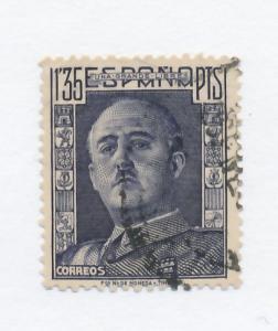 Spain 1942  Scott 715 used - 1.35p, General Franco