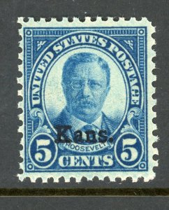 US 663 MNH 1929 5c Blue