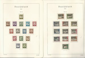 Germany Berlin Stamp Collection on 24 Hingless Lighthouse Pages, 1955-71, JFZ