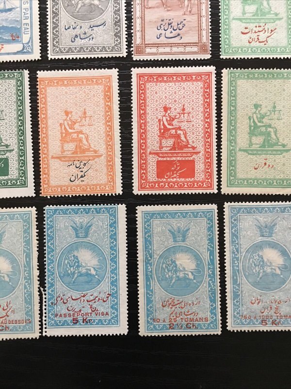 Vstamps,Middle East Stamps Collection, Worldwide, Old￼￼,38 Different,1persia