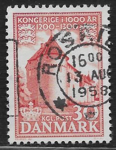 Denmark #345 30o Nyborg Castle