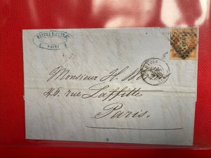 France 1880 Scott #18 on cover to Paris 