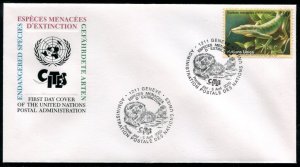 352-355 UN - Geneva Endangered Species FDC