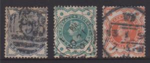 Great Britain Sc#98,111,125  Used