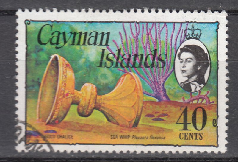 Cayman Islands - 1979 40c Gold Chalice one of key Sc# 347B (9430) 