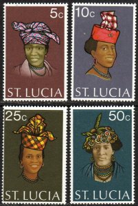 St. Lucia Sc #330-333 MNH