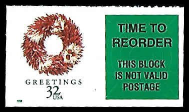 PCBstamps   US #3245 Bk Sgl 32c Christmas, MNH, (1)