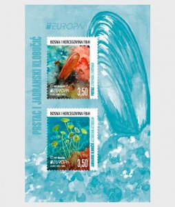 Bosnia / Bosnië - Postfris/MNH - Sheet Europa, Underwater Fauna 2024