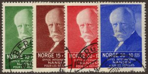 Norway Stamps # B5-8 Used VF Scott Value $42.50