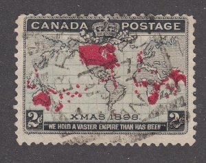 Canada #85 Used Imperial Penny Postage Man. Squared Circle Town Cancel BRANDON