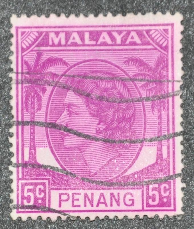 DYNAMITE Stamps: Malaya Penang Scott #32  USED