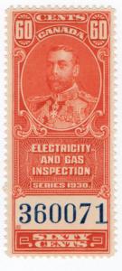 (I.B) Canada Revenue : Electricity & Gas Inspection 60c