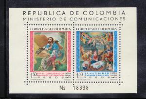 Colombia Scott #C388 S/Sheet MVLH