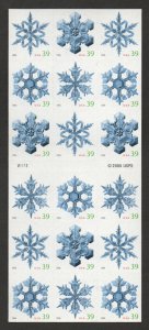 MALACK 4113 - 16b 39c Snowflakes Complete Booklet Pa..MORE.. bp4113-16b