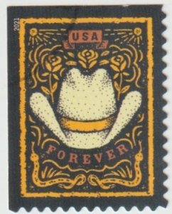 SC# 5615 - (55c) - Western Wear - Cowboy Hat - USED Single