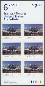 FAR AND WIDE = KOOTENAY PARK = ONE BOOKLET OF 6 x 1.30 = MNH Canada 2020 #3226a