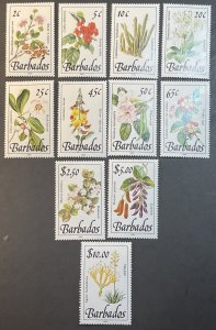 BARBADOS # 753b-768b-MINT NEVER/HINGED---COMPLETE SET---1990
