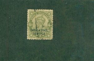 PATIALA INDIAN STATE O54 USED BIN $2.00