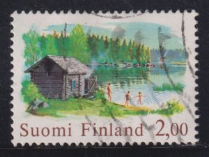 Finland 567 Chimneyless Log Sauna 1977