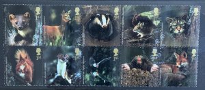 GREAT BRITAIN 2004 WOODLAND ANIMALS  SG2479-2488  USED