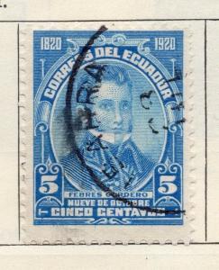 Ecuador 1920 Early Issue Fine Used 5c. 113564