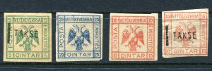 Albania 1921 Unauthorized stamps not priced in catalog Used/MH 8166