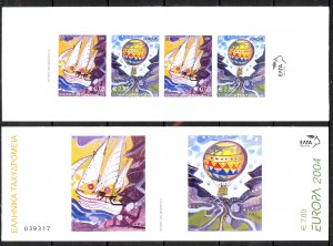 Greece Sc# 2110f MNH Complete Booklet 2004 Europa